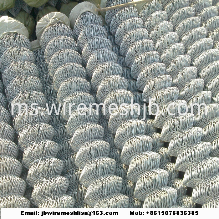 Galvanized And PVC Coated Chain Link Fence